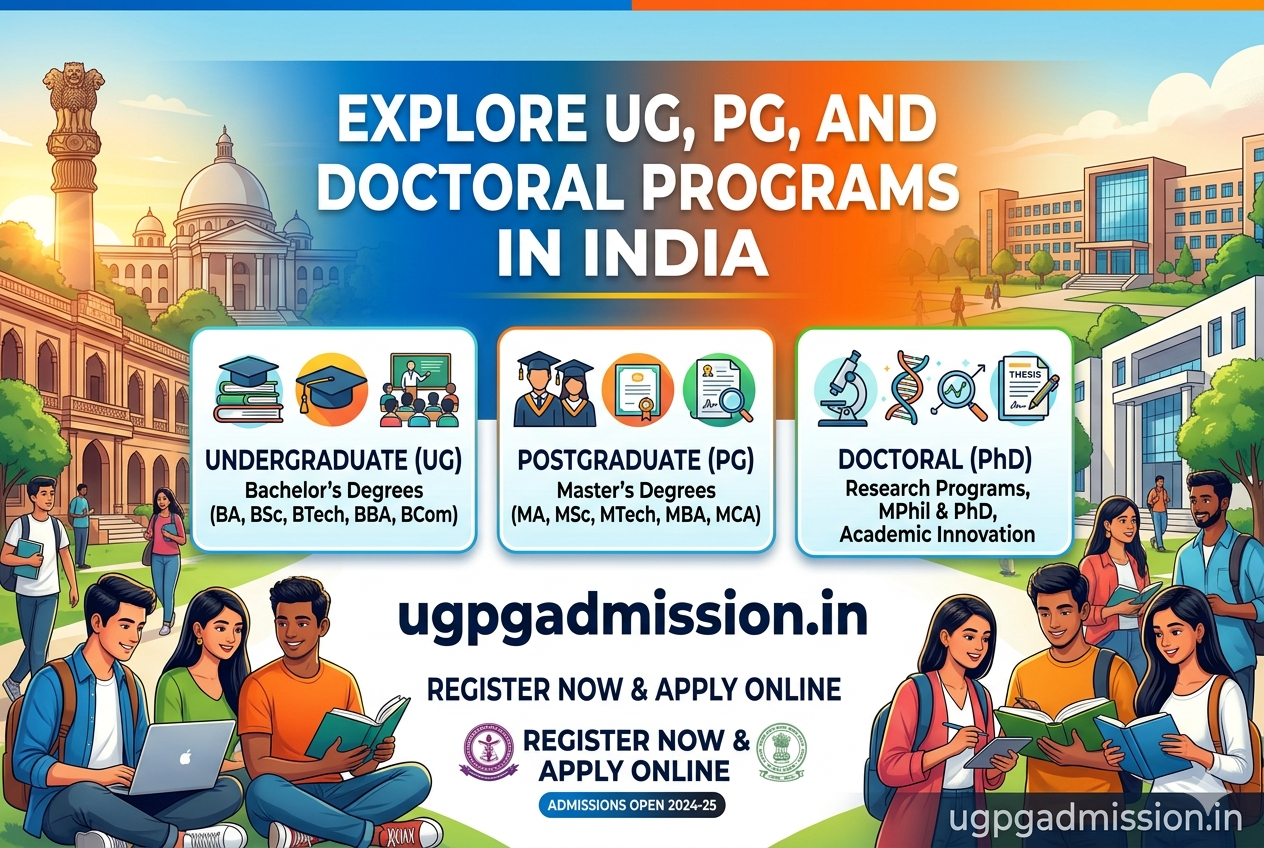 Explore UG, PG, and Doctoral Programs in India